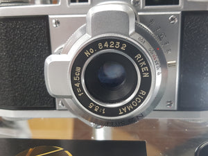 Ricoh 35 w/ Riken Ricomat 4.5cm F3.5 35mm Vintage Film Camera, CLA