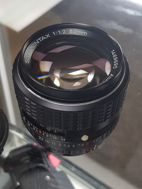 Pentax SMC 50mm F1.2 Rare large aperture prime, Manual film lens, CLA'd - Paramount Camera & Repair