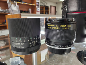 Tamron SP 90mm F2.5 Macro Lens for Pentax K mount w/ Tamron 1:1 Adapter - Paramount Camera & Repair