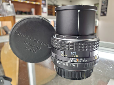 Pentax M 50mm F4 Macro lens, Manual film lens, Fully Restored - Paramount Camera & Repair
