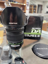 Load image into Gallery viewer, Pentax DA 12-24mm f/4 ED AL (IF) Lens in excellent condition, Cleaned, Warranty - Paramount Camera &amp; Repair