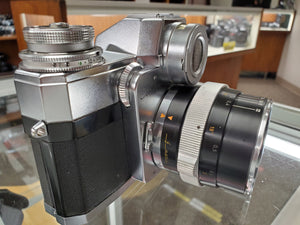 *Rare* Zeiss Ikon Contarex Bullseye w/Carl Zeiss Planar 1:2 f=50mm lens, CLA'd, Warranty - Paramount Camera & Repair