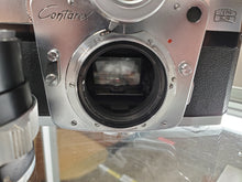 Load image into Gallery viewer, *Rare* Zeiss Ikon Contarex Bullseye w/Carl Zeiss Planar 1:2 f=50mm lens, CLA&#39;d, Warranty - Paramount Camera &amp; Repair
