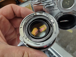 *Rare* Zeiss Ikon Contarex Bullseye w/Carl Zeiss Planar 1:2 f=50mm lens, CLA'd, Warranty - Paramount Camera & Repair