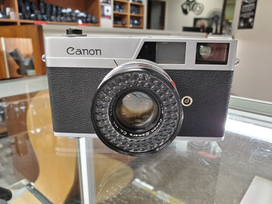 Canon Canonet, 35mm camera, 45mm 1.9 lens, CLA'd, RF Calibrated, Ex Condition - Paramount Camera & Repair