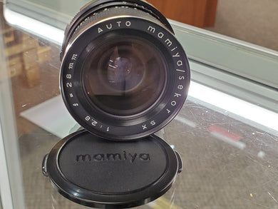 Mamiya Sekor 28mm SX Auto F2.8, manual film lens - Paramount Camera & Repair