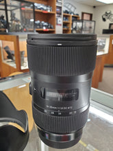 Load image into Gallery viewer, Sigma ART 18-35mm 1.8 DC HSM, Like New condition, Canon Mount - Paramount Camera &amp; Repair