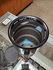 Pentax SMC 300mm F4 Lens and Hood For Pentax K Mount, Rare - Paramount Camera & Repair