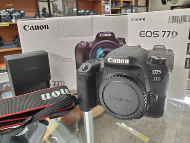 Canon 77D DSLR 24.2MP, 1080P Video, 6FPS - New Condition: 10/10 - 3 Months Warranty - Paramount Camera & Repair