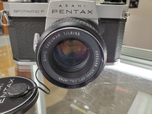 Load image into Gallery viewer, Asahi Pentax Spotmatic F, w/ Takumar 55mm 1.8 lens, Both Professionally CLA&#39;d, Canada - Paramount Camera &amp; Repair