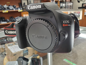 Canon Rebel T6 - 18MP DSLR, WiFi, Battery & Charger, Condition 9.5/10 - Paramount Camera & Repair