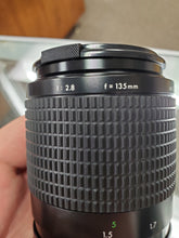 Load image into Gallery viewer, Carsen Olympus 135mm 2.8 , Manual film lens, Excellent Condition, cleaned - Paramount Camera &amp; Repair