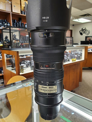Nikon AF-S 70-200mm f/2.8G VR IF-ED Lens - Used Condition 8.5/10 - Paramount Camera & Repair
