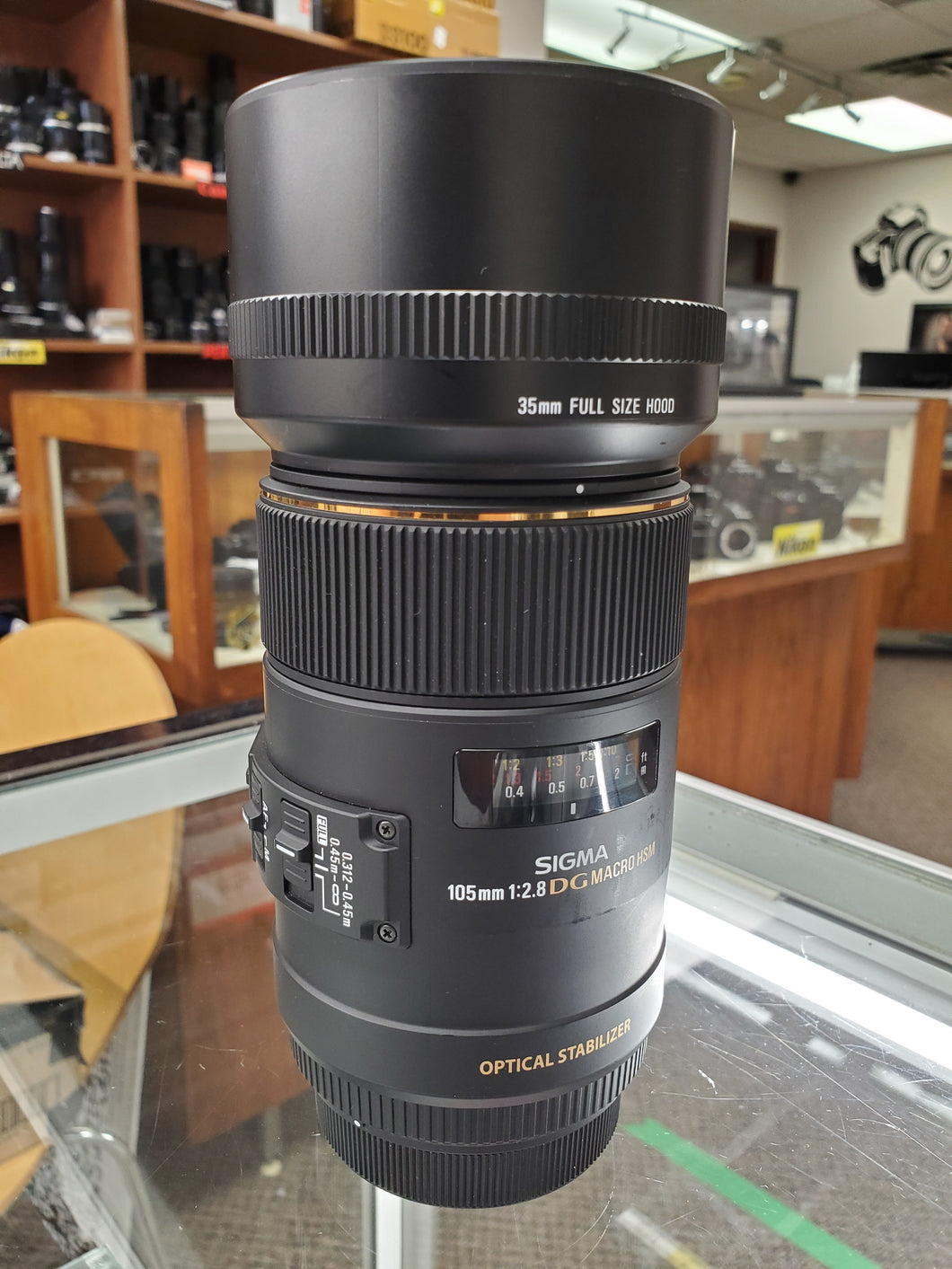Sigma 105mm F2.8 EX DG OS HSM Macro Lens - Full Frame-for Canon - Condition 10/10 - Paramount Camera & Repair