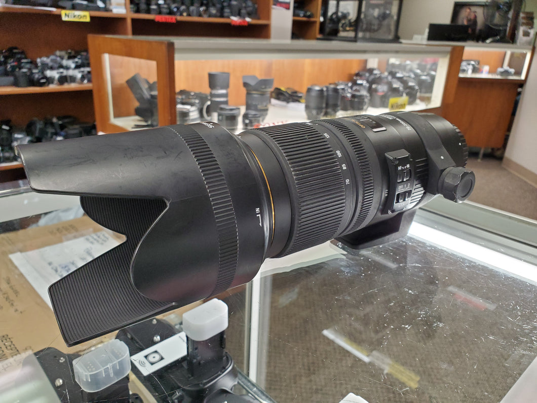 Sigma 70-200mm 2.8 OS EX Canon Full Frame Lens  - Used Condition 9/10 - Paramount Camera & Repair