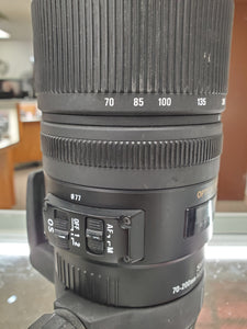 Sigma 70-200mm 2.8 OS EX Canon Full Frame Lens  - Used Condition 9/10 - Paramount Camera & Repair