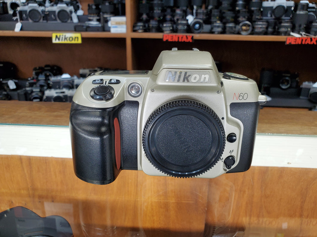 Nikon N60, 35mm AF SLR Film Camera, Professional CLA, Canada - Paramount Camera & Repair