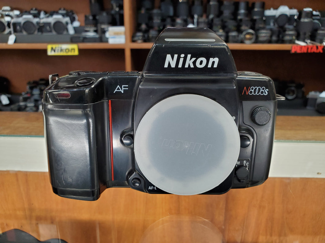 Nikon F-801s/N8008s, 35mm AF SLR Film Camera, Professional CLA, Canada - Paramount Camera & Repair