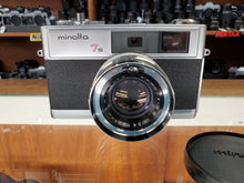 Load image into Gallery viewer, Minolta 7s, 35mm Rangefinder Film Camera w/ Rokker 45mm 1.8 Lens, Professional CLA, RCMP Collectable - Paramount Camera &amp; Repair