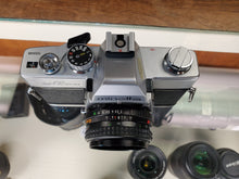 Load image into Gallery viewer, Minolta SRT200 CLC, 35mm SLR Film Camera w/ 45mm F2 Lens, Professional CLA, Canada - Paramount Camera &amp; Repair