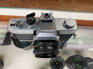 Minolta SRT200 CLC, 35mm SLR Film Camera w/ 45mm F2 Lens, Professional CLA, Canada - Paramount Camera & Repair