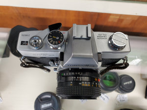 Minolta SRT101 CLC, 35mm SLR Film Camera w/ 50mm F2 Lens, Professional CLA, Canada - Paramount Camera & Repair