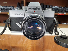 Load image into Gallery viewer, Minolta SRT101 CLC, 35mm SLR Film Camera w/ Rokkor 55mm F1.7 Lens, Professional CLA, Canada - Paramount Camera &amp; Repair