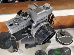 Minolta SRT101 CLC, 35mm SLR Film Camera w/ Rokkor 55mm F1.7 Lens, Professional CLA, Canada - Paramount Camera & Repair