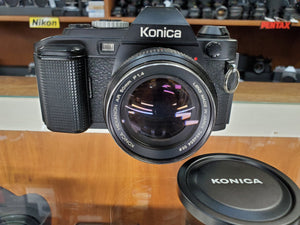 Konica FS-1, 35mm SLR Film Camera w/ 50m F1.4 Lens, Professional CLA, Canada - Paramount Camera & Repair