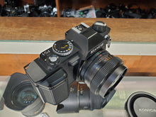 Load image into Gallery viewer, Konica FS-1, 35mm SLR Film Camera w/ 50m F1.4 Lens, Professional CLA, Canada - Paramount Camera &amp; Repair