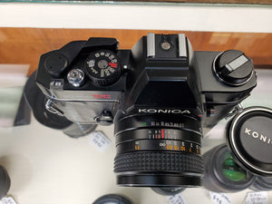 Konica Autoreflex TC, 35mm SLR Film Camera w/ 50m F1.7 Lens, Professional CLA, Canada - Paramount Camera & Repair