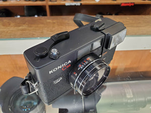 Konica C35 EF, 35mm Rangefinder Film Camera w/ 38m F2.8 Lens