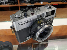 Load image into Gallery viewer, Canon Datematic, 35mm Rangefinder Film Camera w/ 40mm F2.8 Lens, Professional CLA, Canada - Paramount Camera &amp; Repair