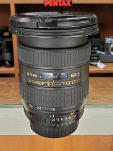 Nikon AF 18-35mm f/3.5-4.5D ED-IF Wide Angle - Like new - Condition 10/10 - Paramount Camera & Repair