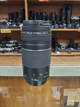 Load image into Gallery viewer, Canon EF 75-300mm f/4.0-5.6 III lens - Used Condition 10/10 - Paramount Camera &amp; Repair