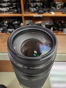 Canon EF 75-300mm f/4.0-5.6 III lens - Used Condition 10/10 - Paramount Camera & Repair