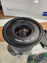 Load image into Gallery viewer, ZEISS TOUIT 12mm 2.8 Lens for Sony E Mount - Used Condition 9.5/10 - Paramount Camera &amp; Repair