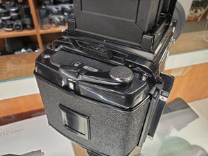 Mamiya RB67 Pro S Medium Format w/Mamiya-Sekor SF C 150mm F4, Viewfinder, FilmBack, CLA'd, New Lightseals - Paramount Camera & Repair