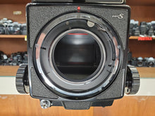 Load image into Gallery viewer, Mamiya RB67 Pro S Medium Format w/Mamiya-Sekor SF C 150mm F4, Viewfinder, FilmBack, CLA&#39;d, New Lightseals - Paramount Camera &amp; Repair