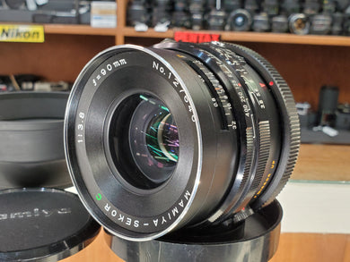 Mamiya-Sekor 90mm f/3.8 Medium Format Lens for RB67 Pro S, CLA'd, Mint, Canada - Paramount Camera & Repair