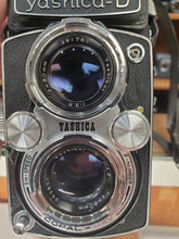 Load image into Gallery viewer, Yashica-D TRL 120 Film Camera w/ 80mm 3.5 Lenses, Serviced &amp; CLA&#39;d, Warranty - Paramount Camera &amp; Repair