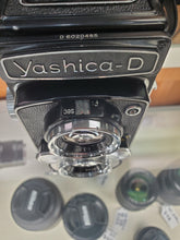 Load image into Gallery viewer, Yashica-D TRL 120 Film Camera w/ 80mm 3.5 Lenses, Serviced &amp; CLA&#39;d, Warranty - Paramount Camera &amp; Repair