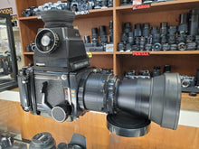Load image into Gallery viewer, Mamiya RB67 Pro S Medium Format w/Mamiya-Sekor 250mm F4.5, Viewfinder, FilmBack, CLA&#39;d, New Lightseals - Paramount Camera &amp; Repair