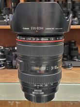 Load image into Gallery viewer, Canon 24-105mm F4L IS USM Zoom lens - Pro Full Frame - Used Condition 9/10 - Paramount Camera &amp; Repair