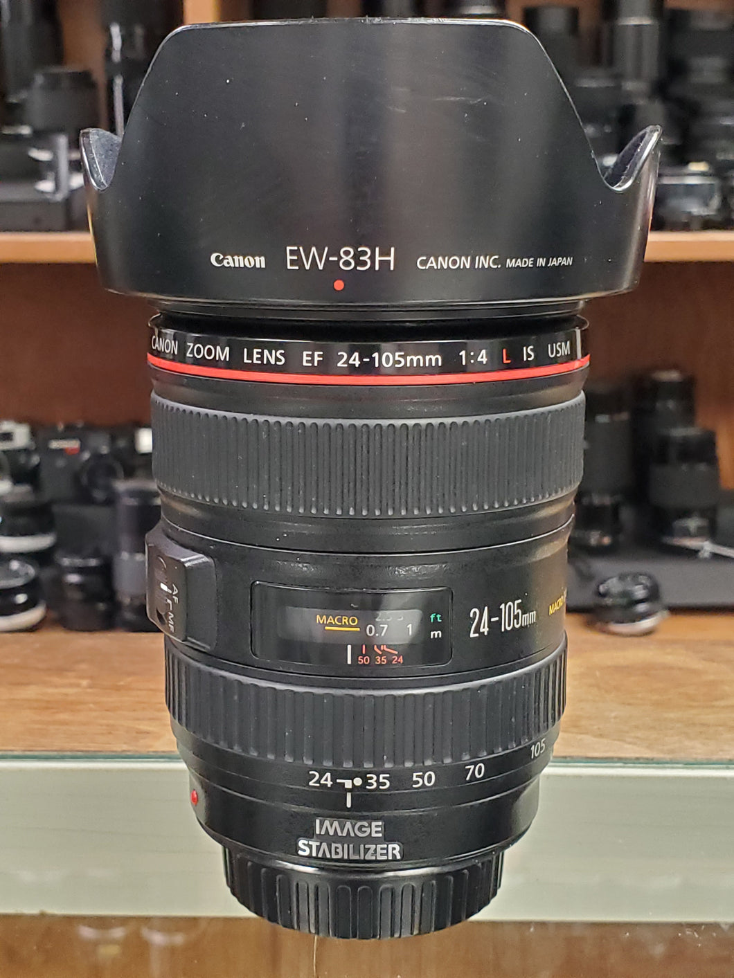 Canon 24-105mm F4L IS USM Zoom lens - Pro Full Frame - Used Condition 9/10 - Paramount Camera & Repair