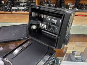 Mamiya 220 Roll Film Back Holder & Slide for 645 Pro TL Super, CLA'd, New Light Seals, Canada - Paramount Camera & Repair