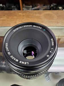 Mamiya-Sekor Macro C 80mm F4 N Medium Format Lens for M645 Super Pro 1000S, CLA'd, Mint, Canada - Paramount Camera & Repair