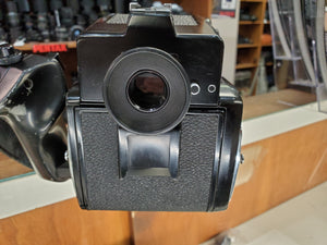 Mamiya 645 1000s w/Grip, Sekor C 80mm F1.9, Metered finder, CLA'd, Light Seals - Paramount Camera & Repair
