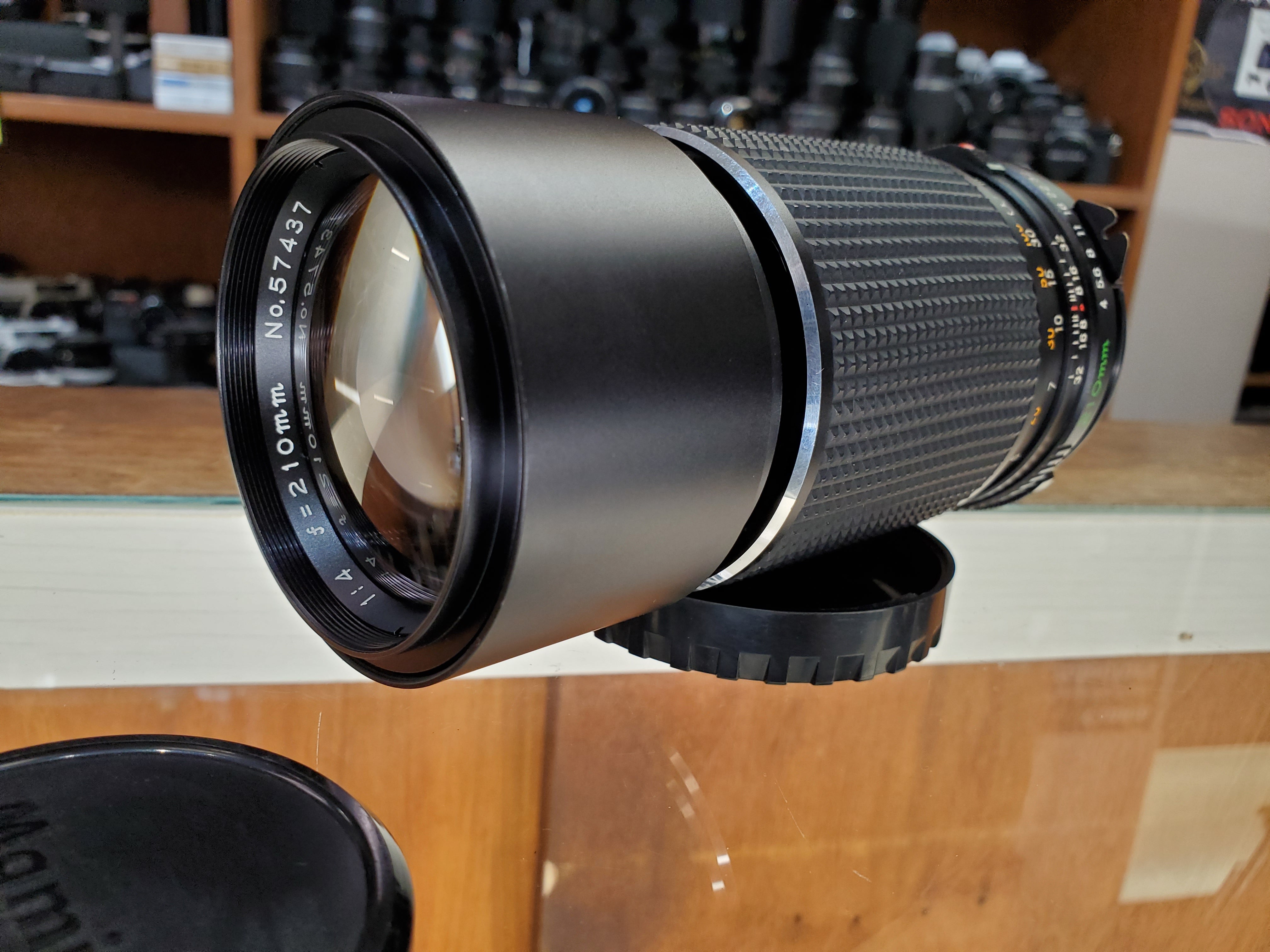 Mamiya-Sekor C 210mm f/4 Medium Format Lens for M645 1000s, CLA'd