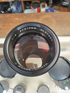 Mamiya-Sekor C 210mm f/4 Medium Format Lens for M645 1000s, CLA'd, Mint, Canada - Paramount Camera & Repair